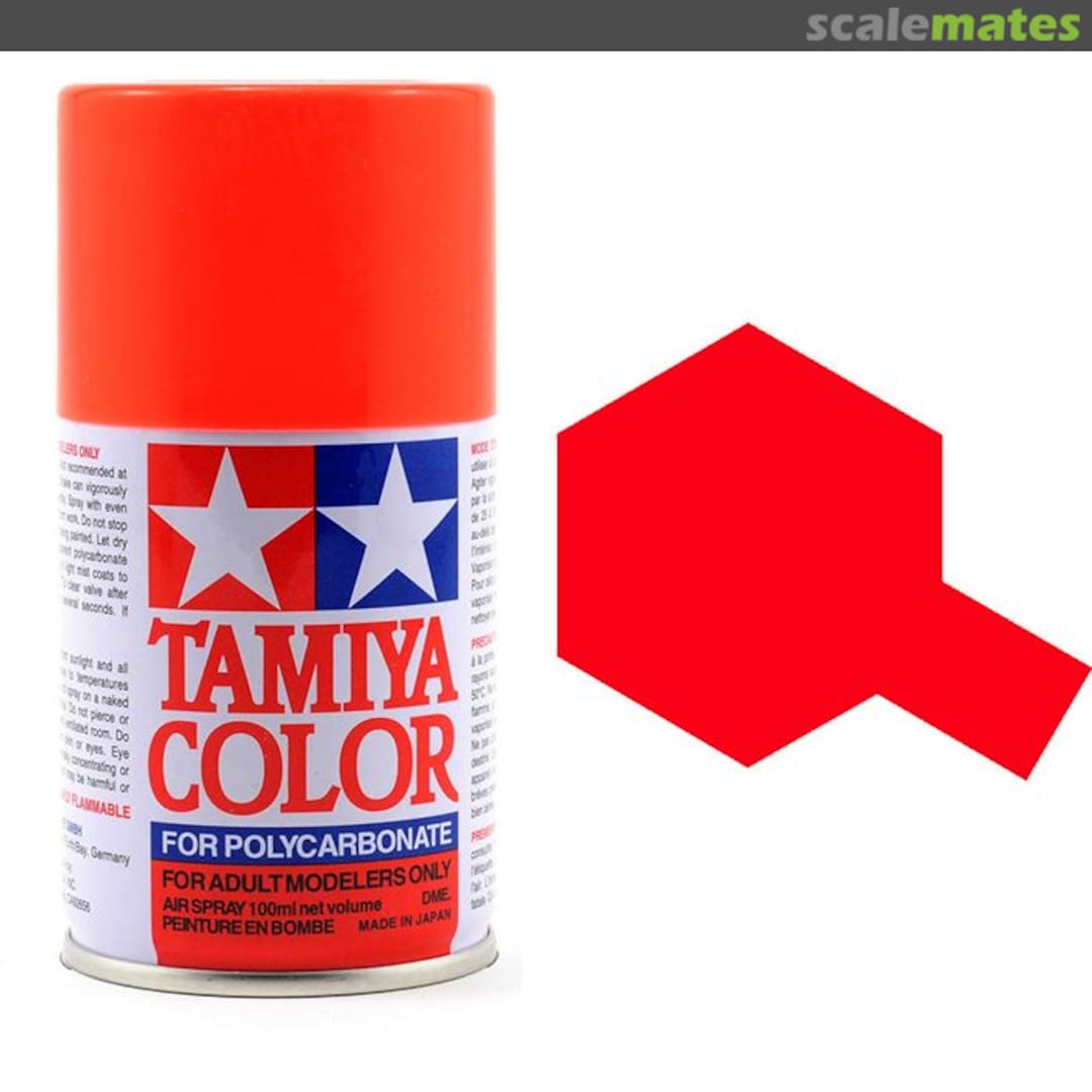 Boxart Fluorescent Red  86020 Tamiya