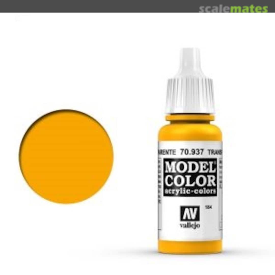 Boxart Transparent Yellow - FS38907 70.937, 937, Pos. 184 Vallejo Model Color
