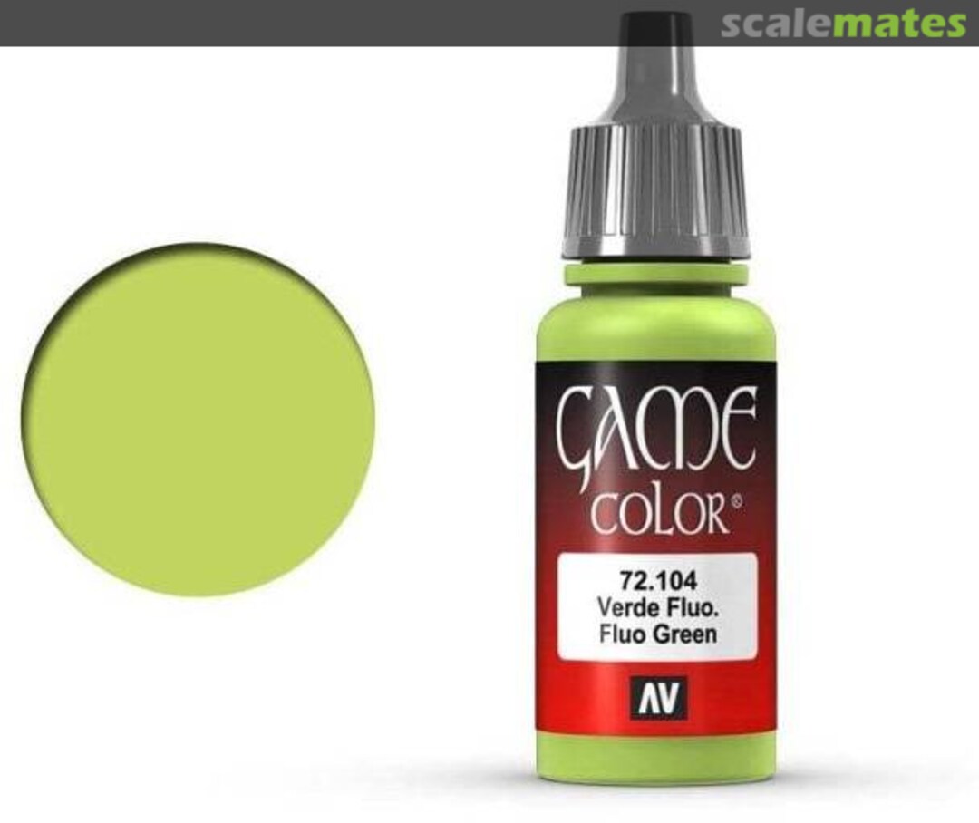 Boxart Fluorescent Green  Vallejo Game Color