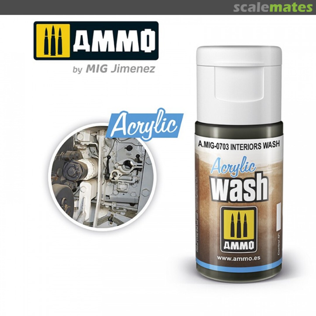 Boxart ACRYLIC WASH Interiors Wash  Ammo by Mig Jimenez