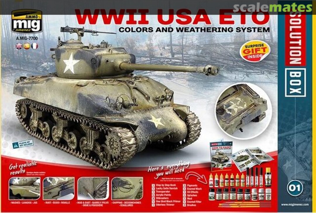 Boxart WWII USA ETO - Solution Box  Ammo by Mig Jimenez