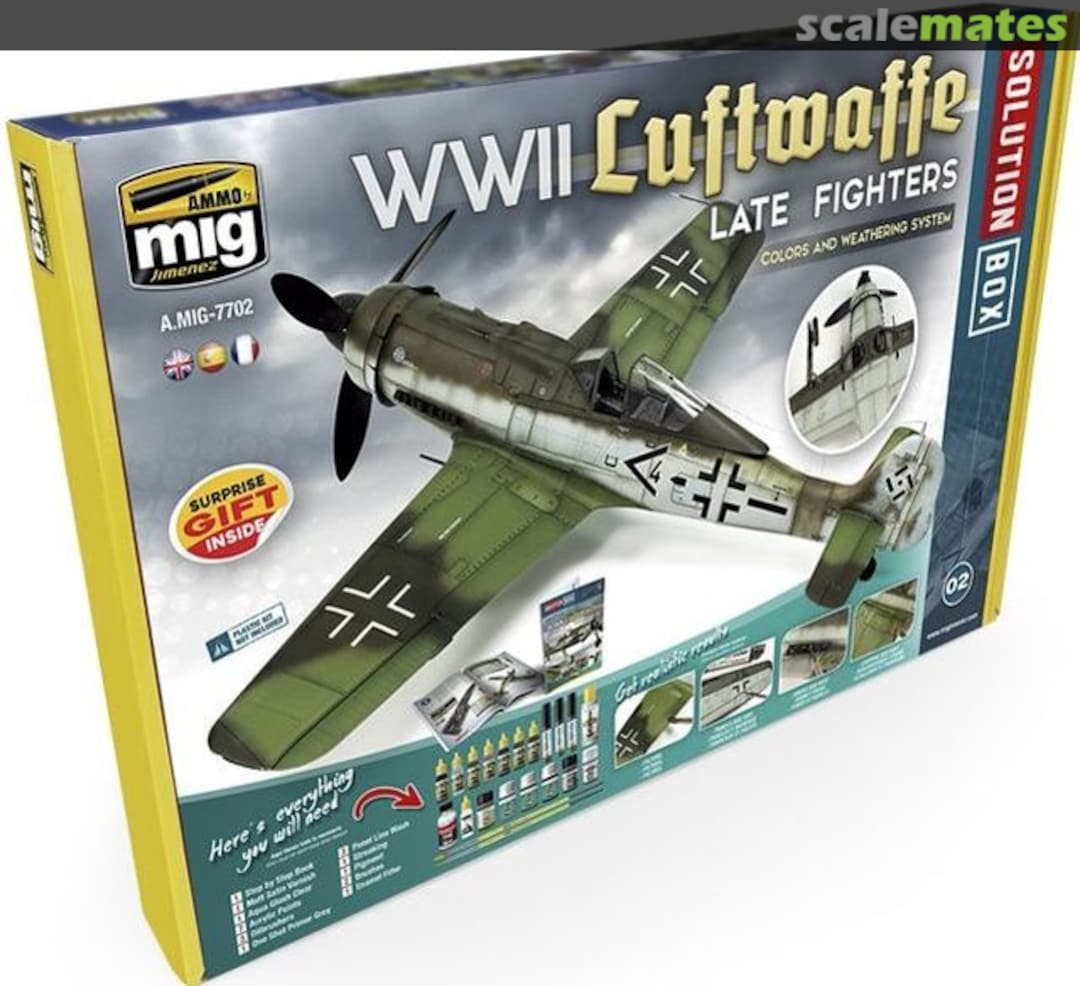 Boxart WWII Luftwaffe Late Fighters - Solution Box  Ammo by Mig Jimenez