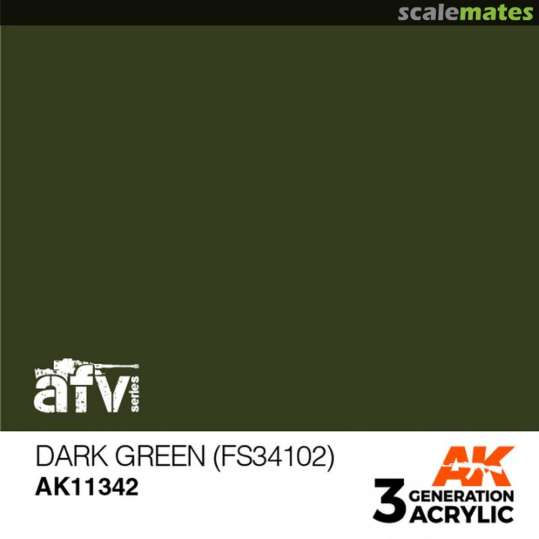 Boxart Dark Green FS 34102  AK 3rd Generation - AFV