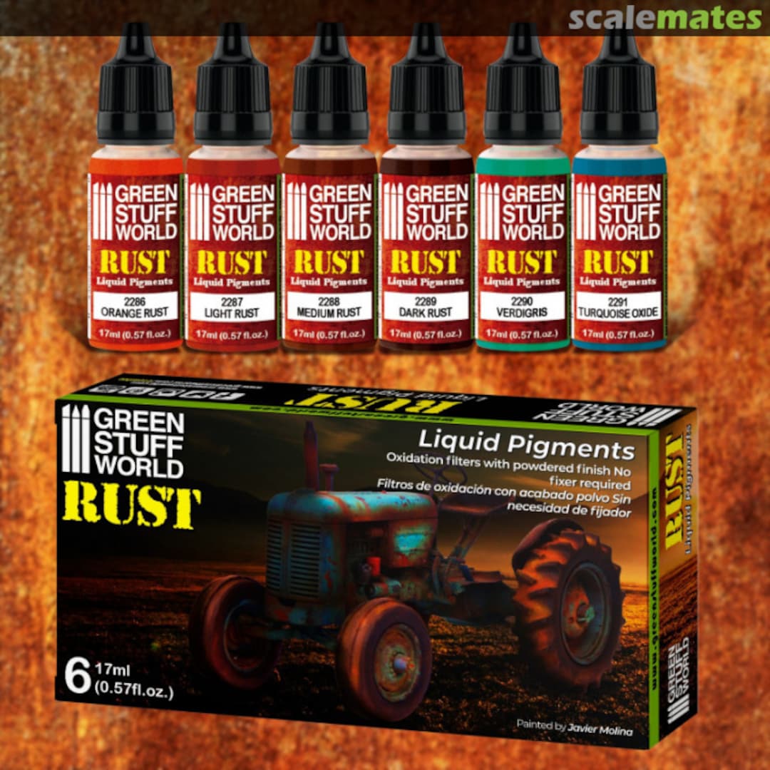 Boxart Liquid Pigments Rust 8436574506259ES Green Stuff World
