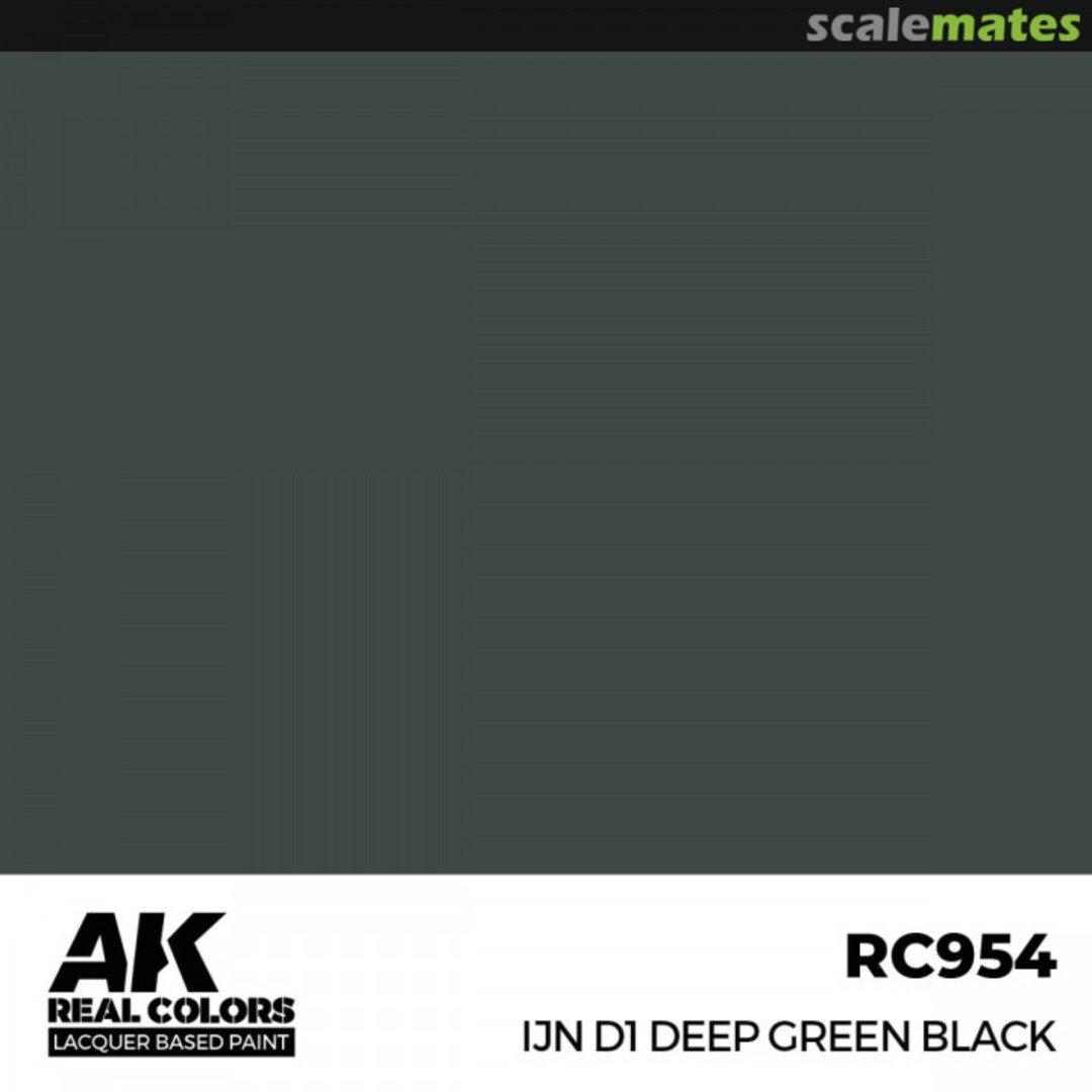 Boxart IJN D1 Deep Green Black  AK Real Colors