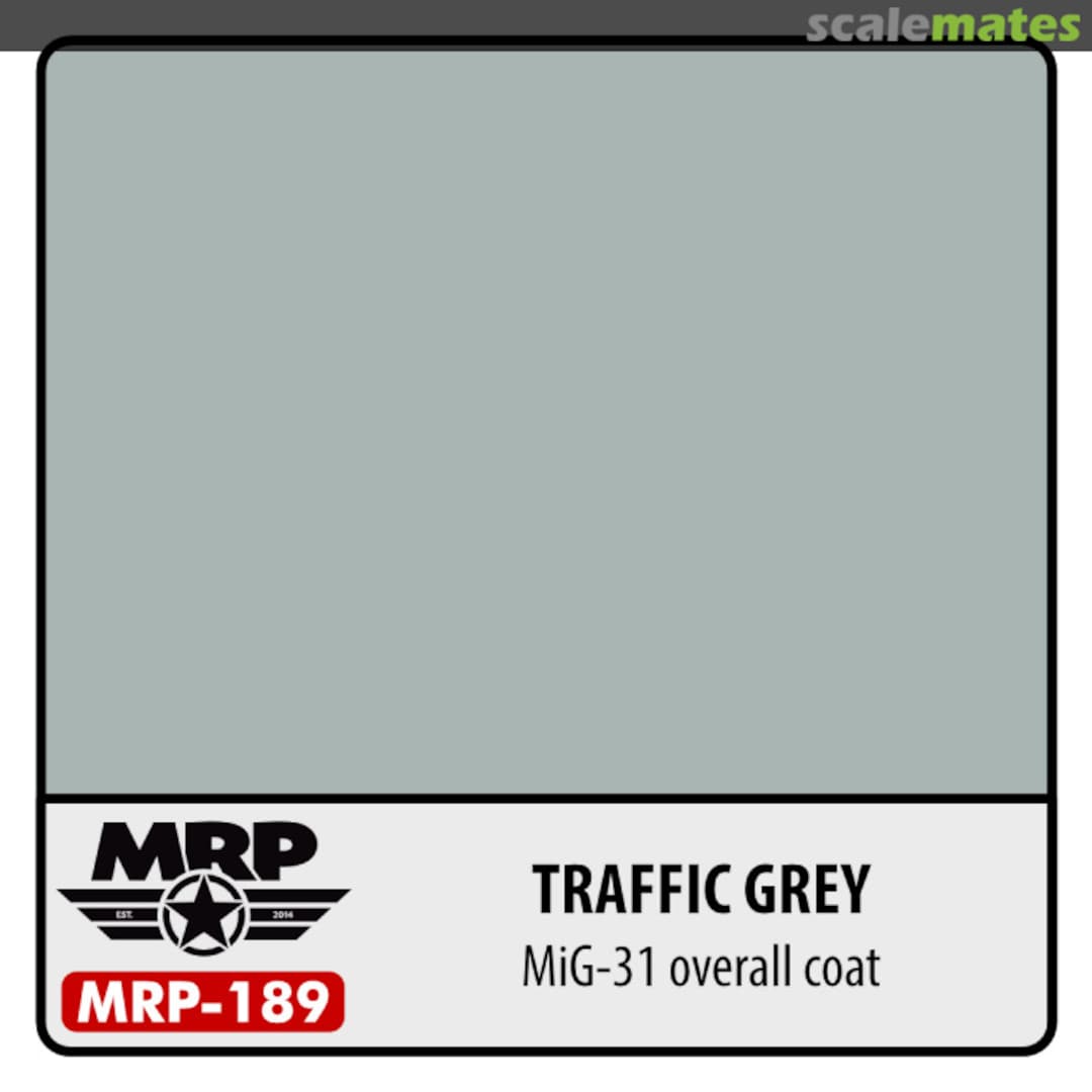 Boxart Traffic Grey (for MiG-25 and MiG-31 overall coat)  MR.Paint