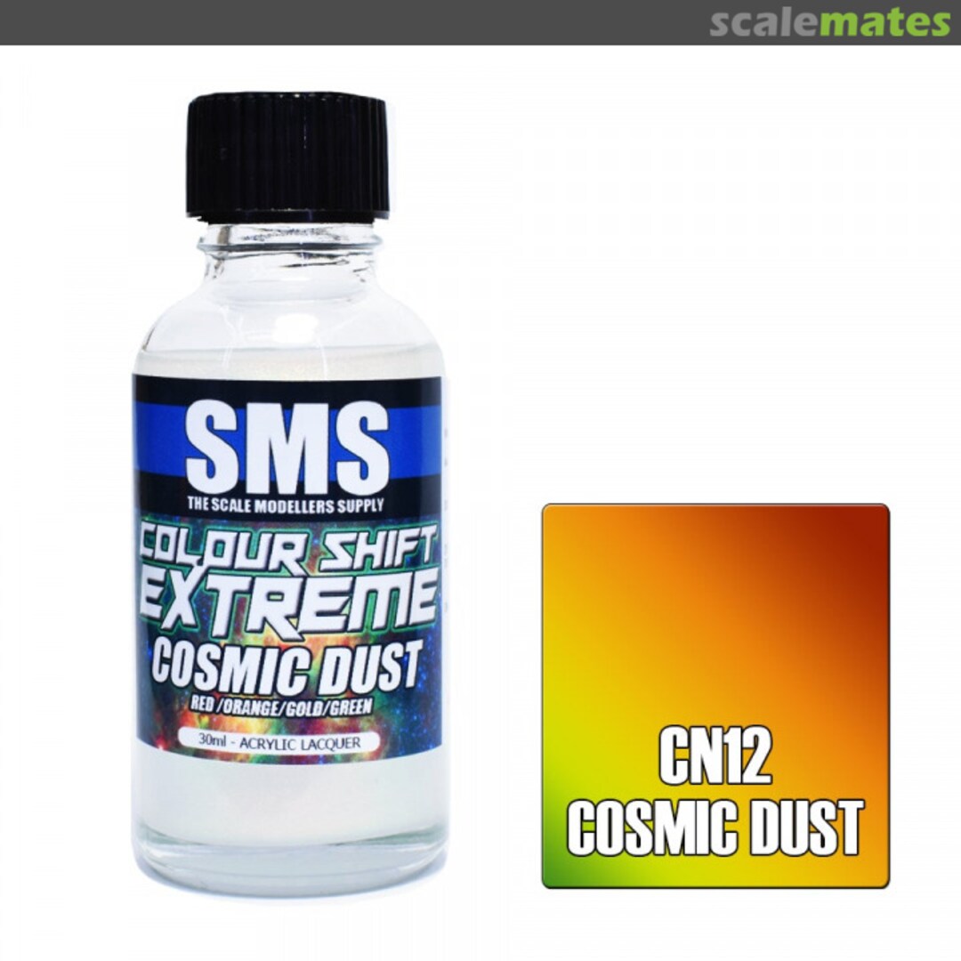 Boxart Colour Shift Extreme - COSMIC DUST (RED/ORANGE/GOLD/GREEN) CN12 SMS