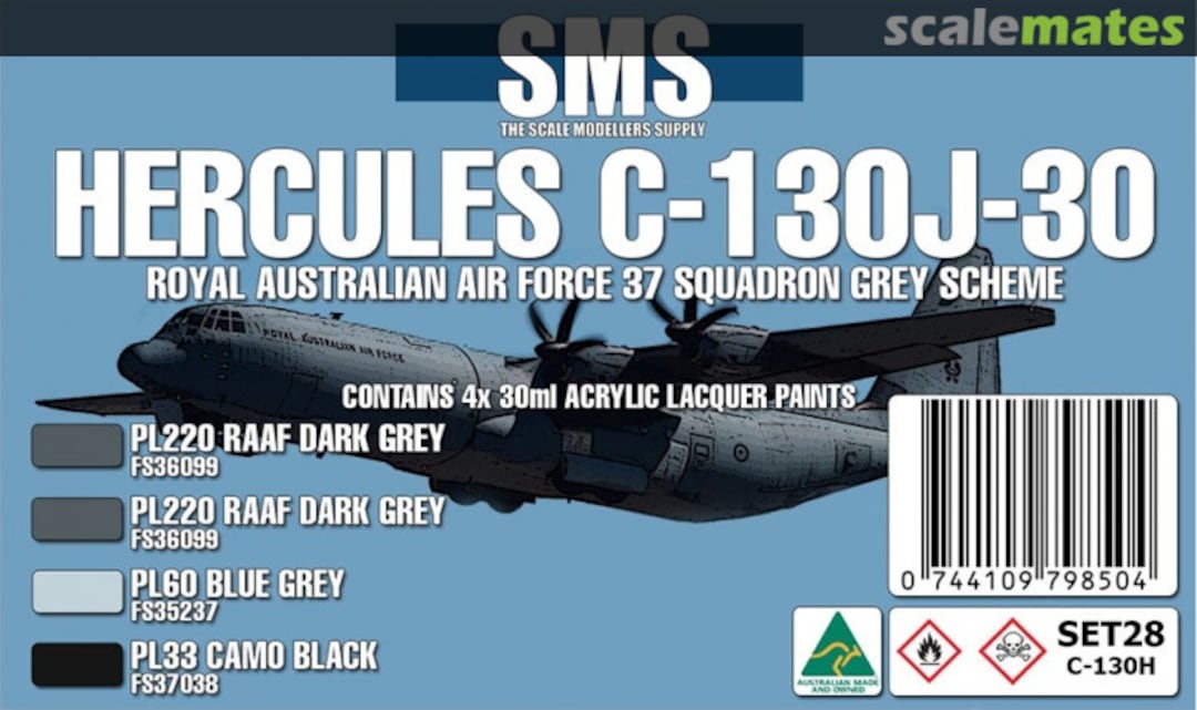 Boxart RAAF HERCULES C-130J-30 Colour Set SET28 SMS