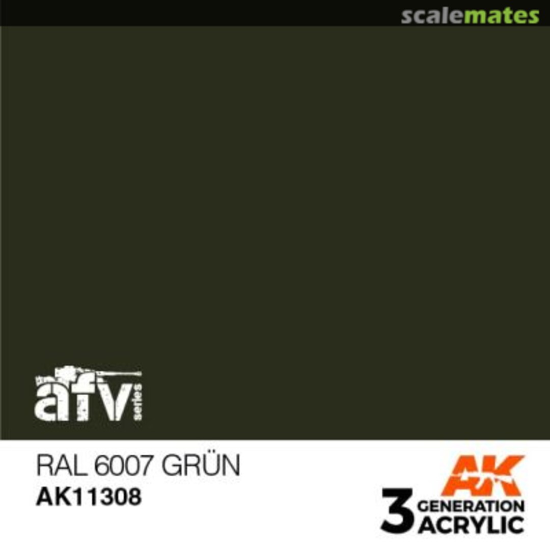Boxart RAL 6007 Grün  AK 3rd Generation - AFV