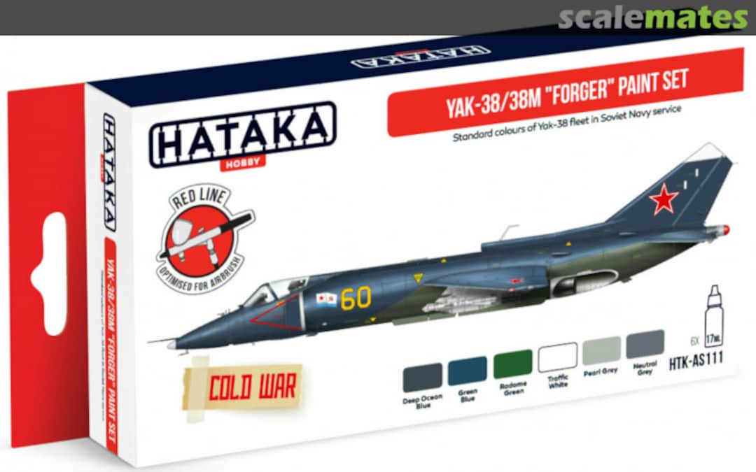 Boxart Yak-38 Forger  Hataka Hobby Red Line