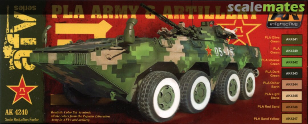 Boxart PLA Army & Artillery  AK Interactive