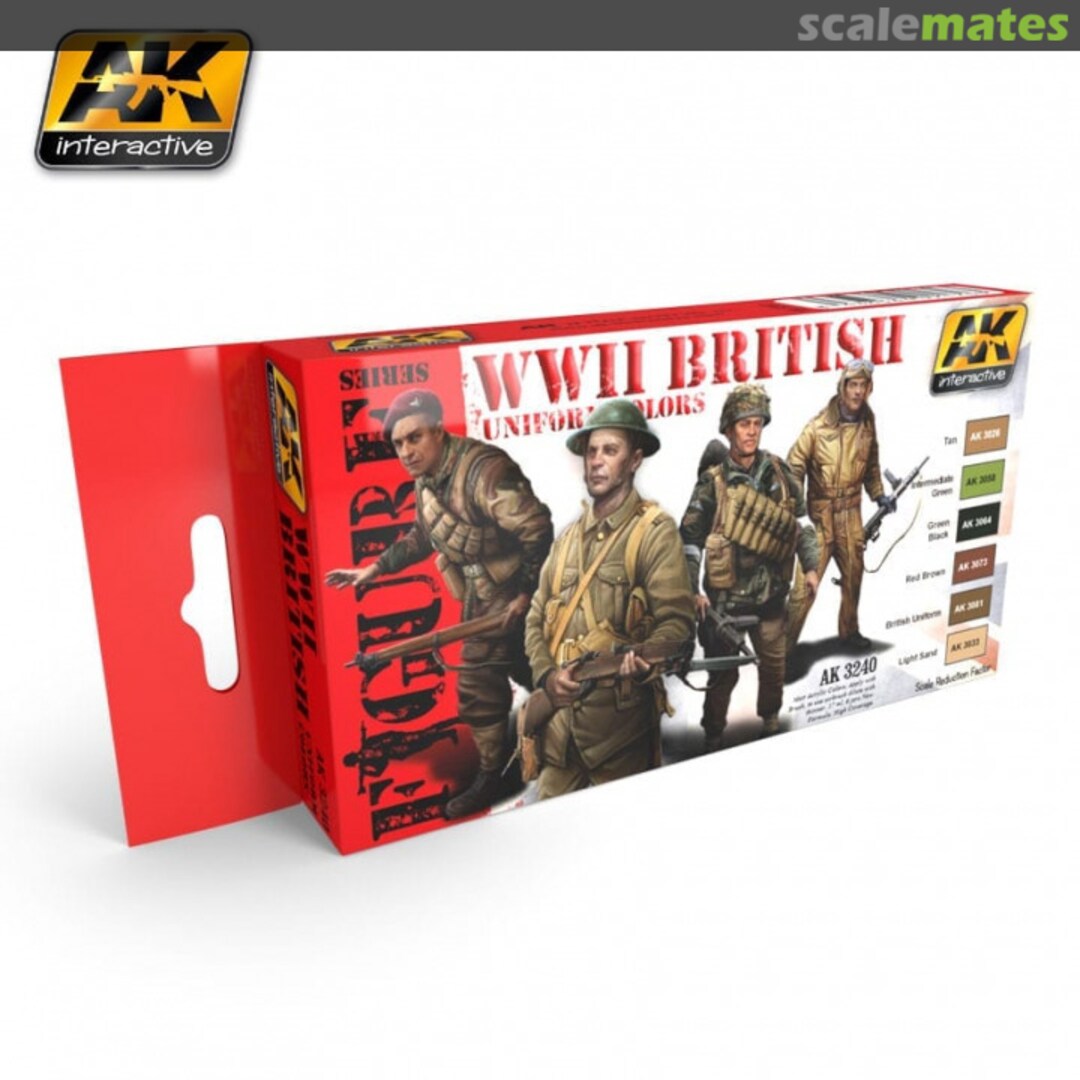 Boxart WWII British Uniform Colors AK 3240 AK Interactive