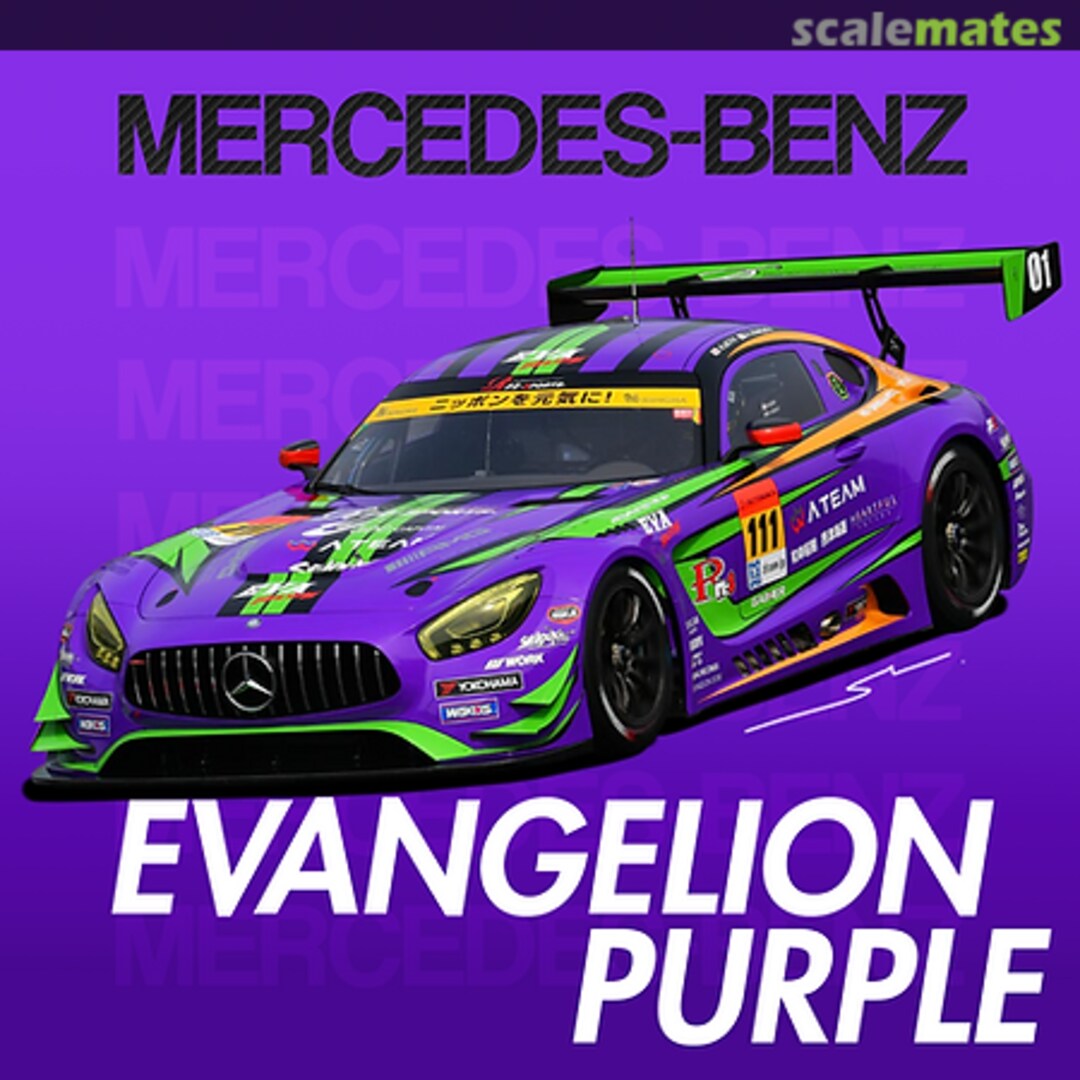 Boxart Mercedes-Benz Evangelion Purple  Splash Paints