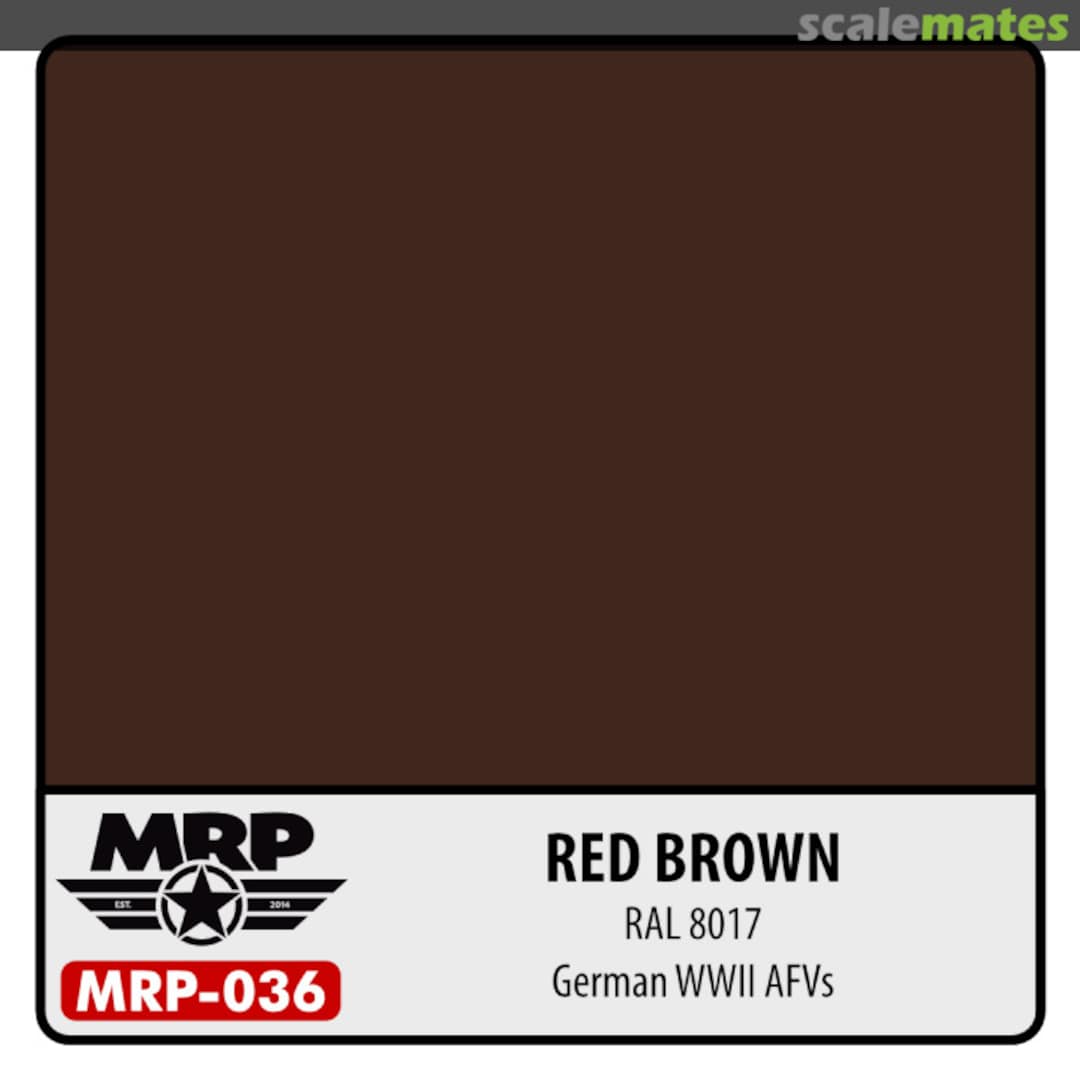 Boxart RAL 8017 Red Brown - WWII German AFV's FS30108  MR.Paint