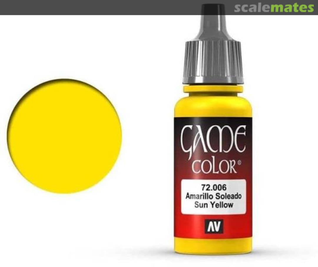 Boxart Sun Yellow  Vallejo Game Color