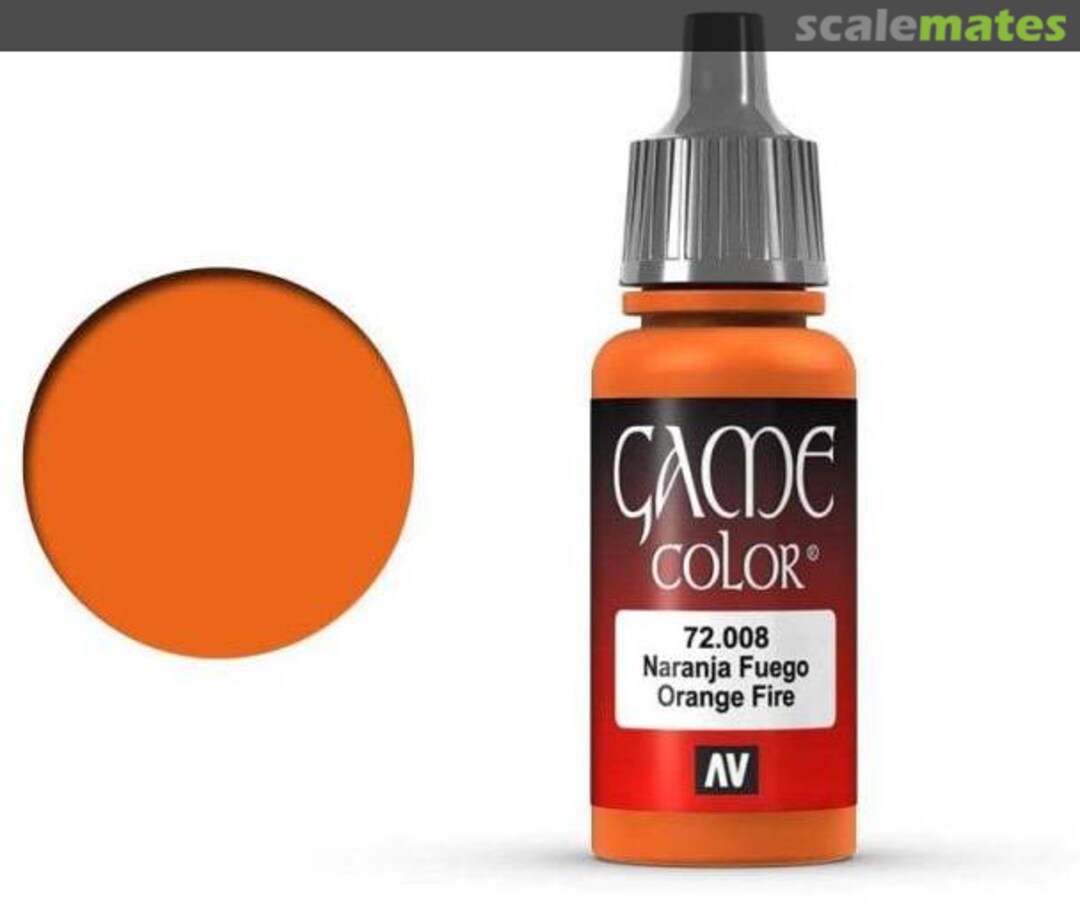 Boxart Orange Fire  Vallejo Game Color