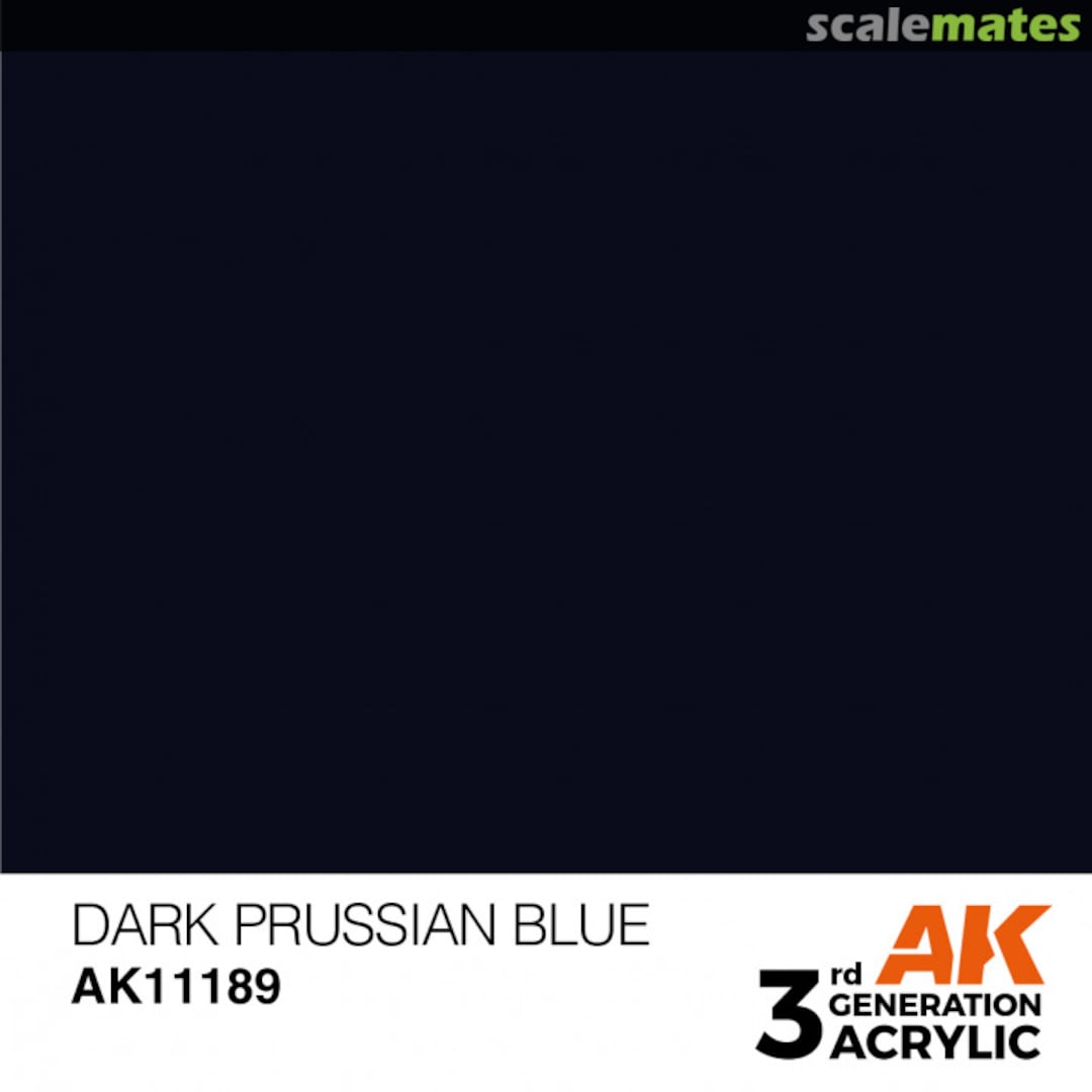 Boxart Dark Prussian Blue - Standard  AK 3rd Generation - General