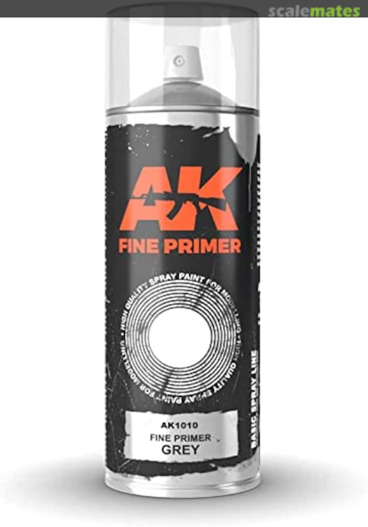 Boxart Fine Primer Grey Spray  AK Interactive
