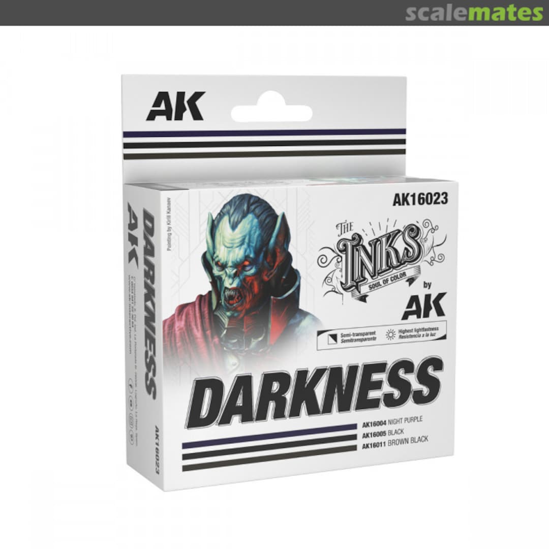 Boxart Darkness - Ink Set AK16023 The Inks