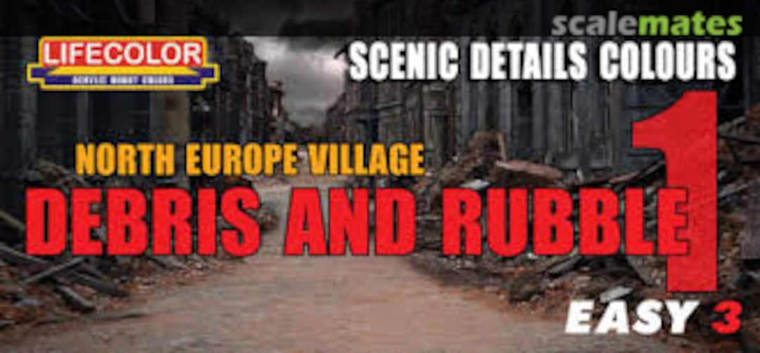Boxart North Europe Village - Debris and Rubble 1 (Easy 3) MS07 Lifecolor