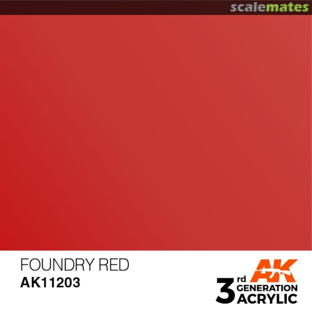 Boxart Foundry Red - Metallic  AK 3rd Generation - General