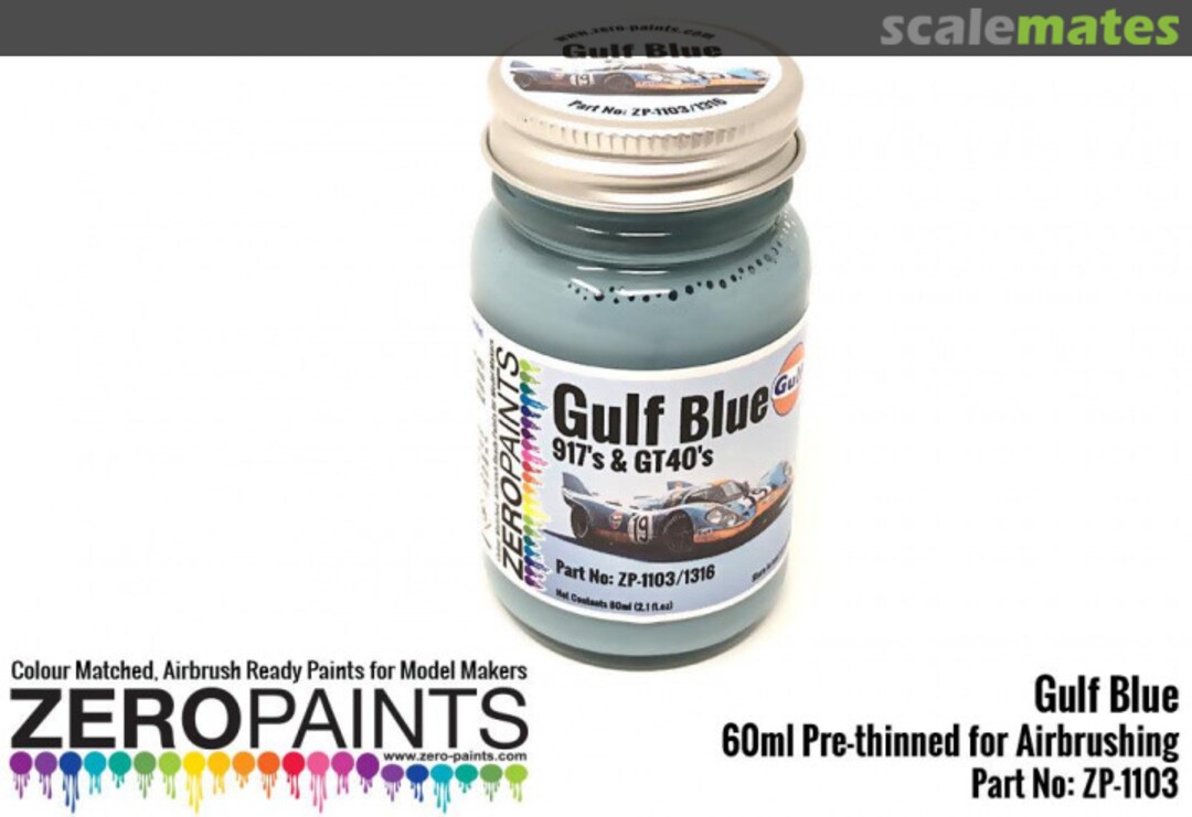 Boxart Gulf Blue (917 and GT40)  Zero Paints