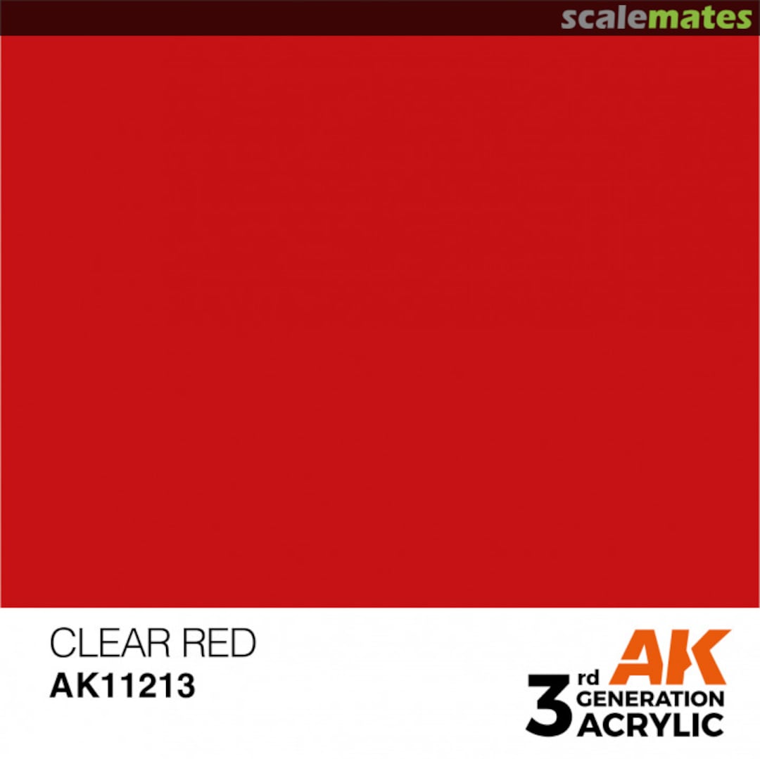 Boxart Clear Red - Standard  AK 3rd Generation - General
