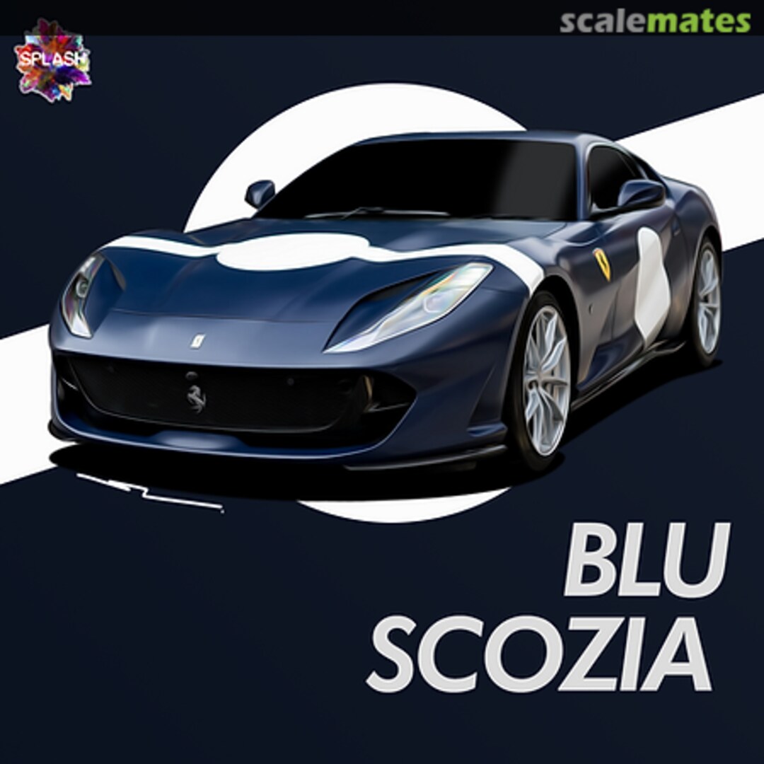 Boxart Ferrari Blu Scozia  Splash Paints