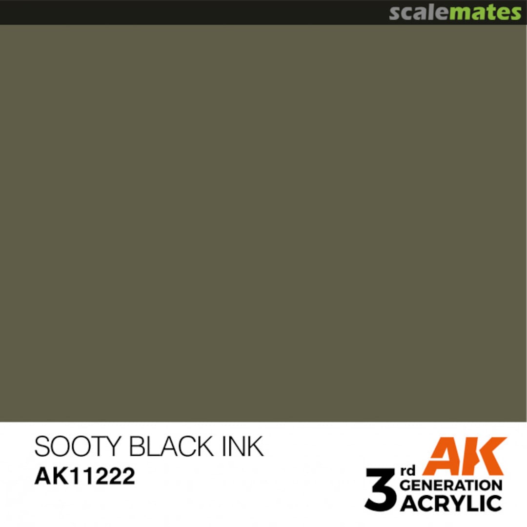 Boxart Sooty Black - Ink  AK 3rd Generation - General