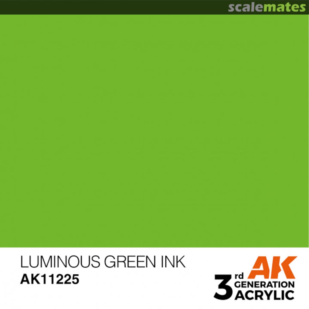 Boxart Luminous Green - Ink  AK 3rd Generation - General