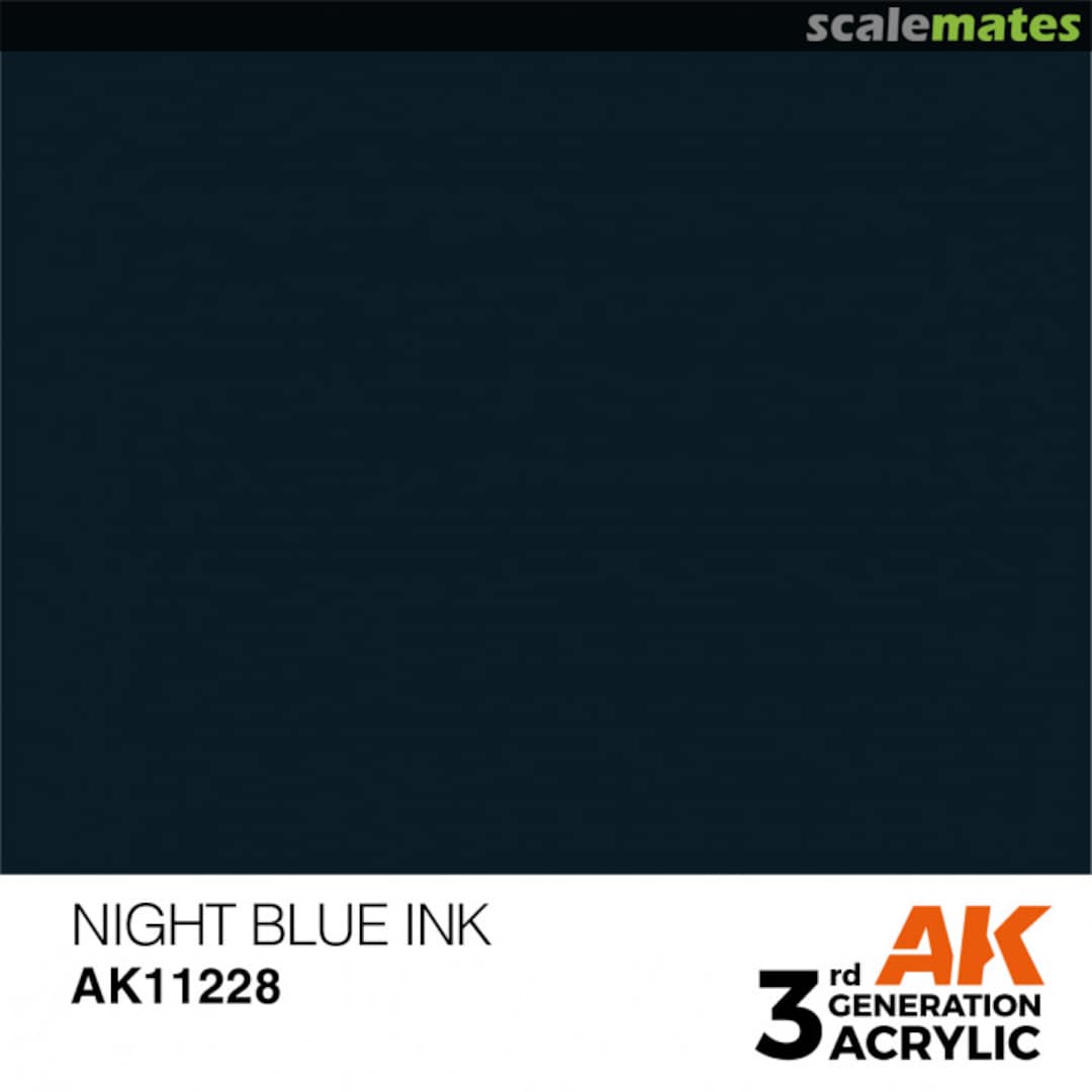 Boxart Night Blue - Ink  AK 3rd Generation - General