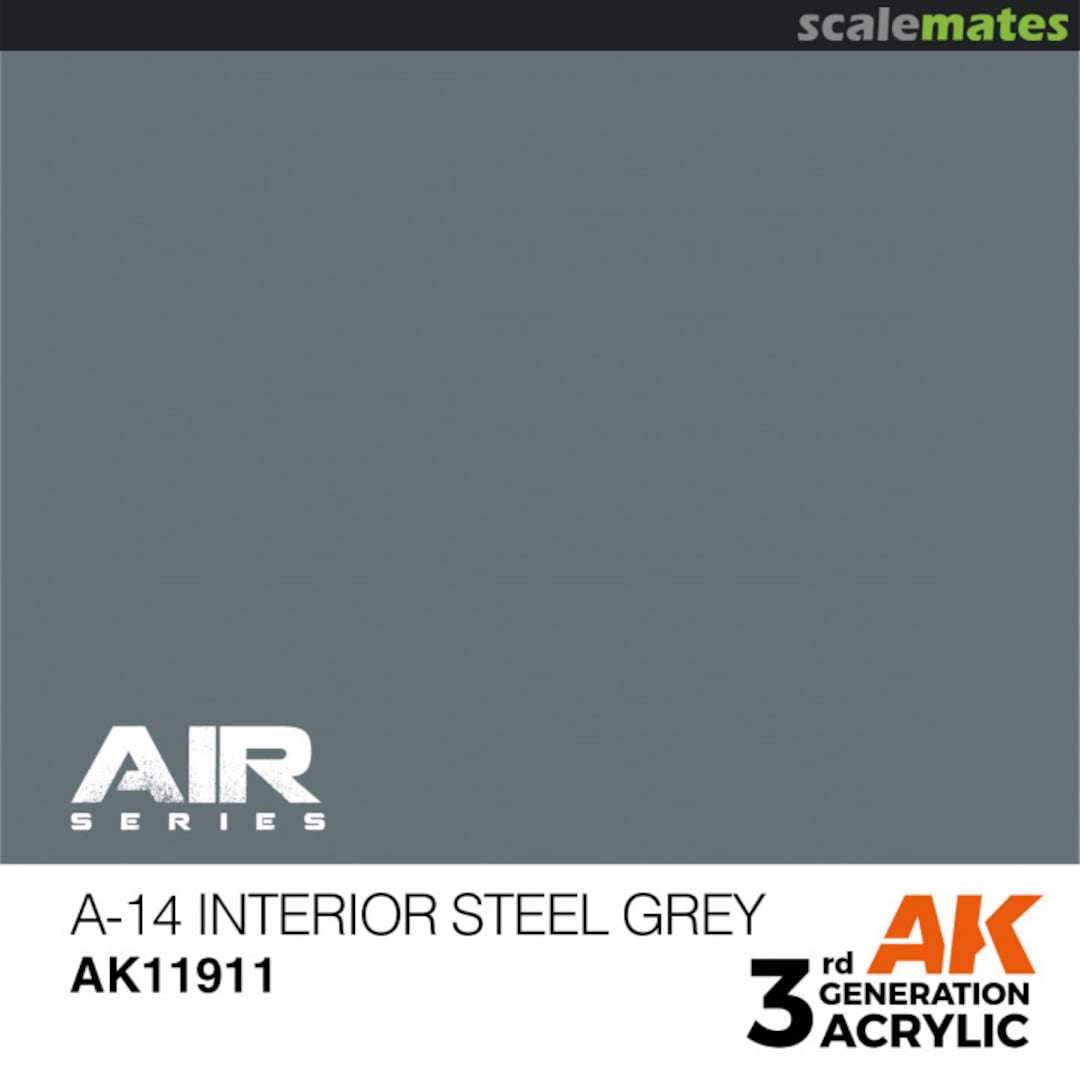 Boxart A-14 INTERIOR STEEL GREY AK 11911 AK 3rd Generation - Air