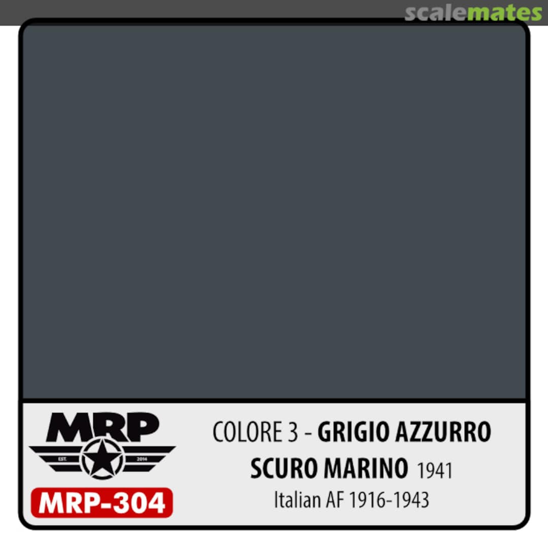 Boxart Colore 3 – Grigio Azzurro Scuro Marino – 1941 (Italian AF)  MR.Paint