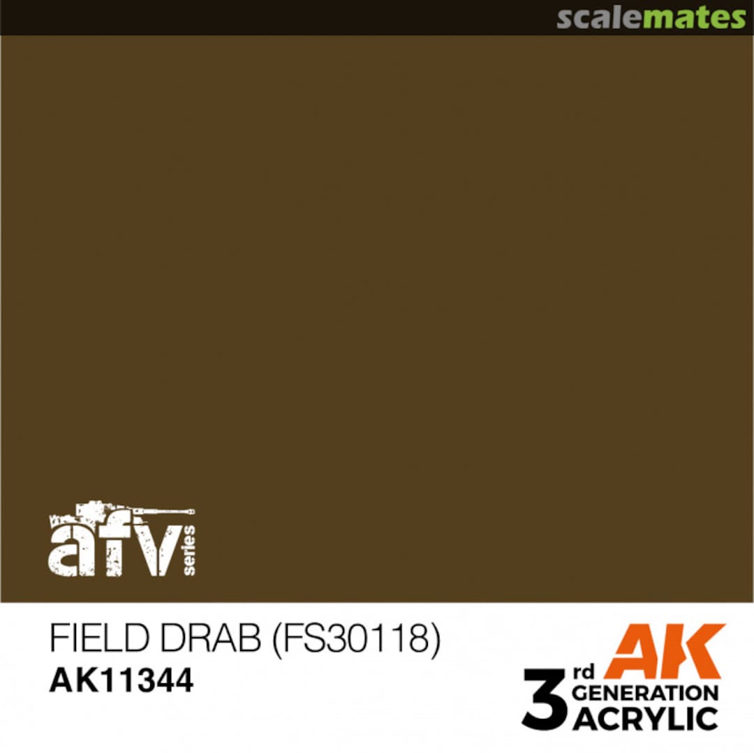 Boxart Field Drab  AK 3rd Generation - AFV