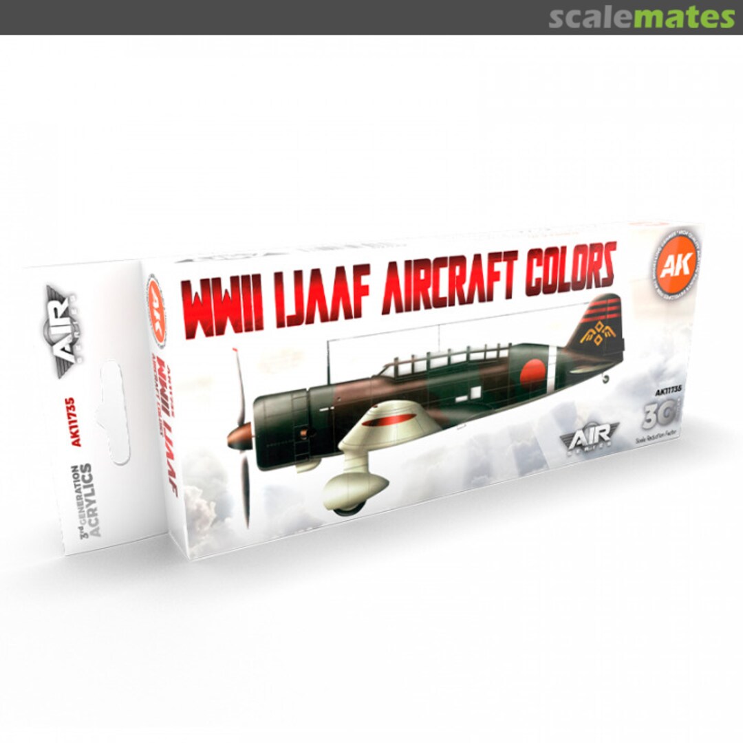 Boxart WWII IJAAF Aircraft Colors  AK Interactive Air Series