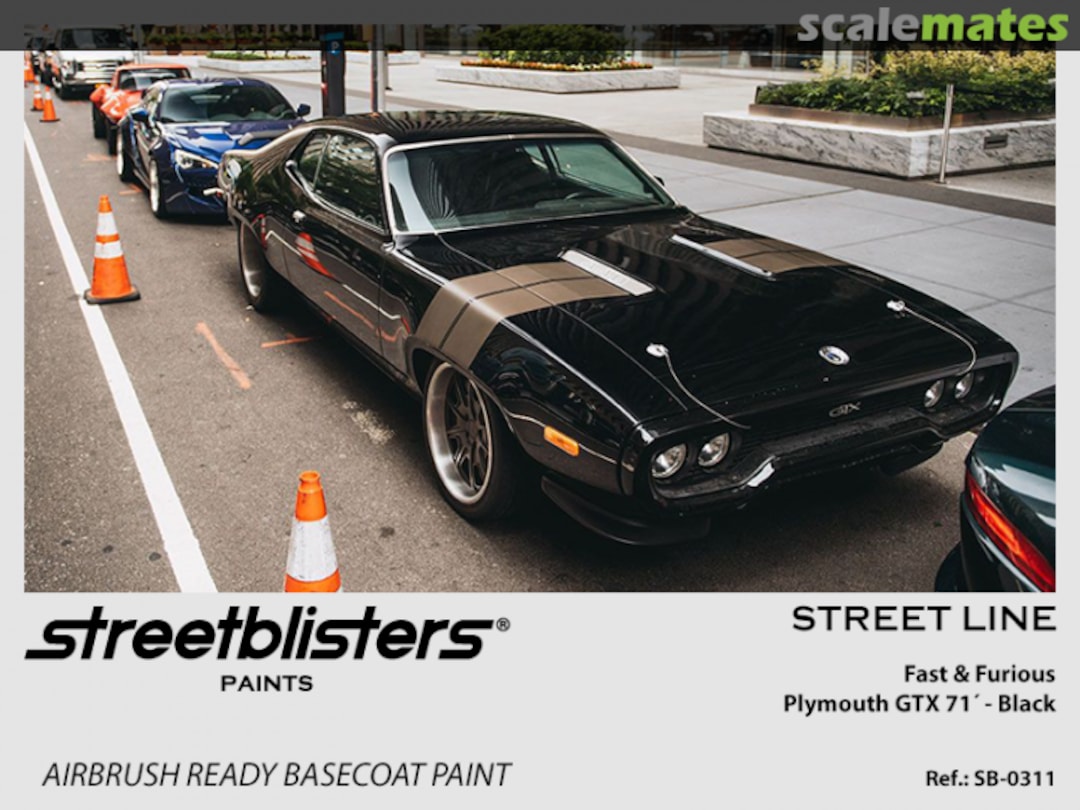 Boxart Plymouth GTX '71 Fast & Furious Black  StreetBlisters Paints