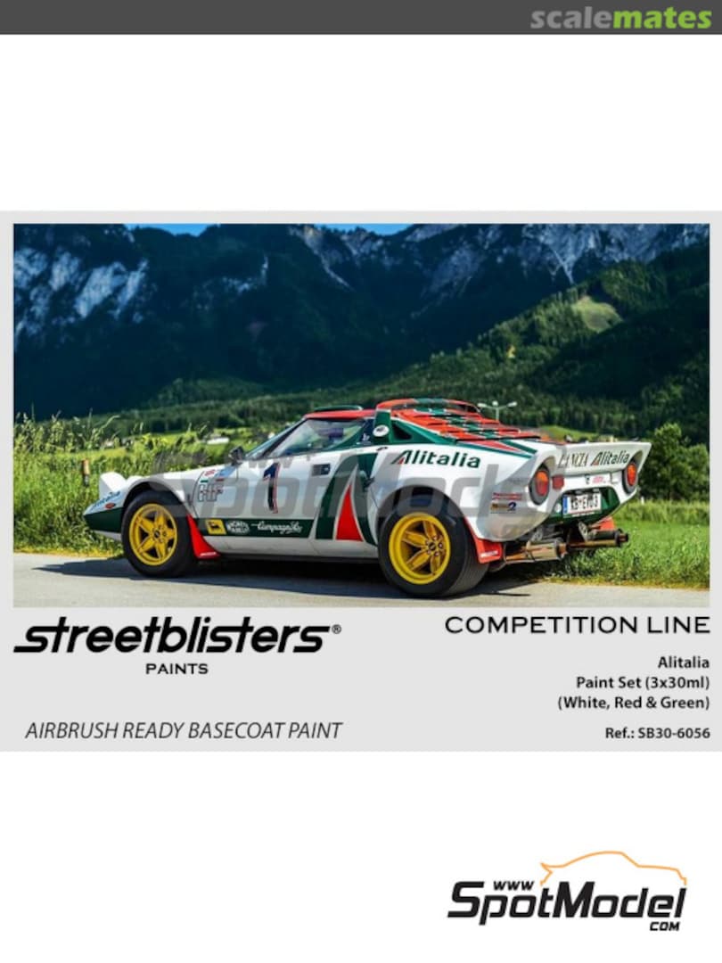 Boxart Alitalia White - Red - Green  StreetBlisters Paints