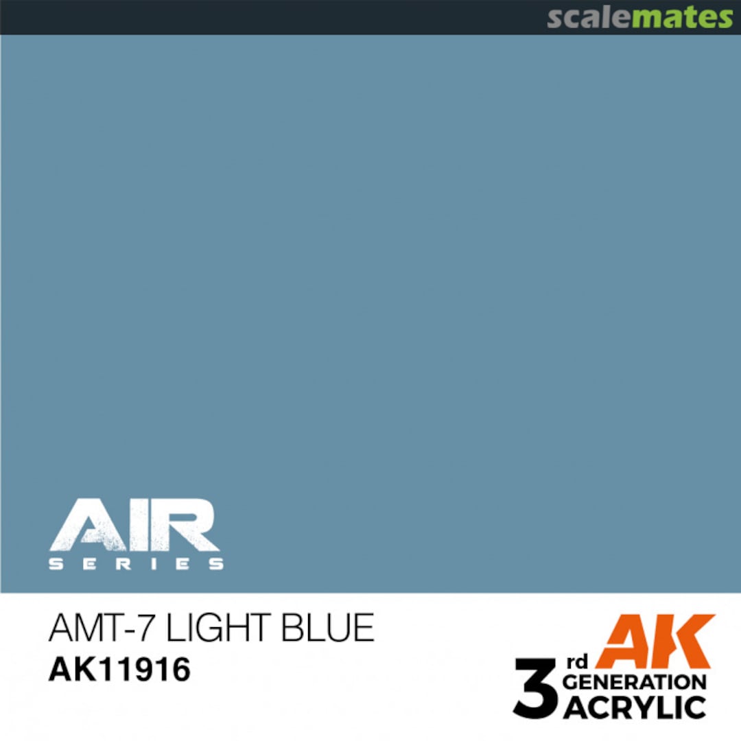 Boxart AMT-7 LIGHT BLUE AK 11916 AK 3rd Generation - Air
