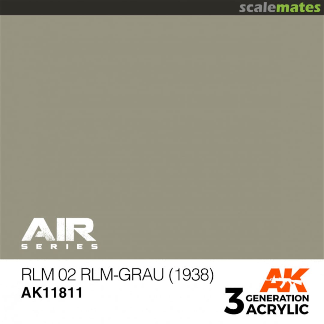 Boxart RLM 02 RLM-Grau (1938)  AK 3rd Generation - Air