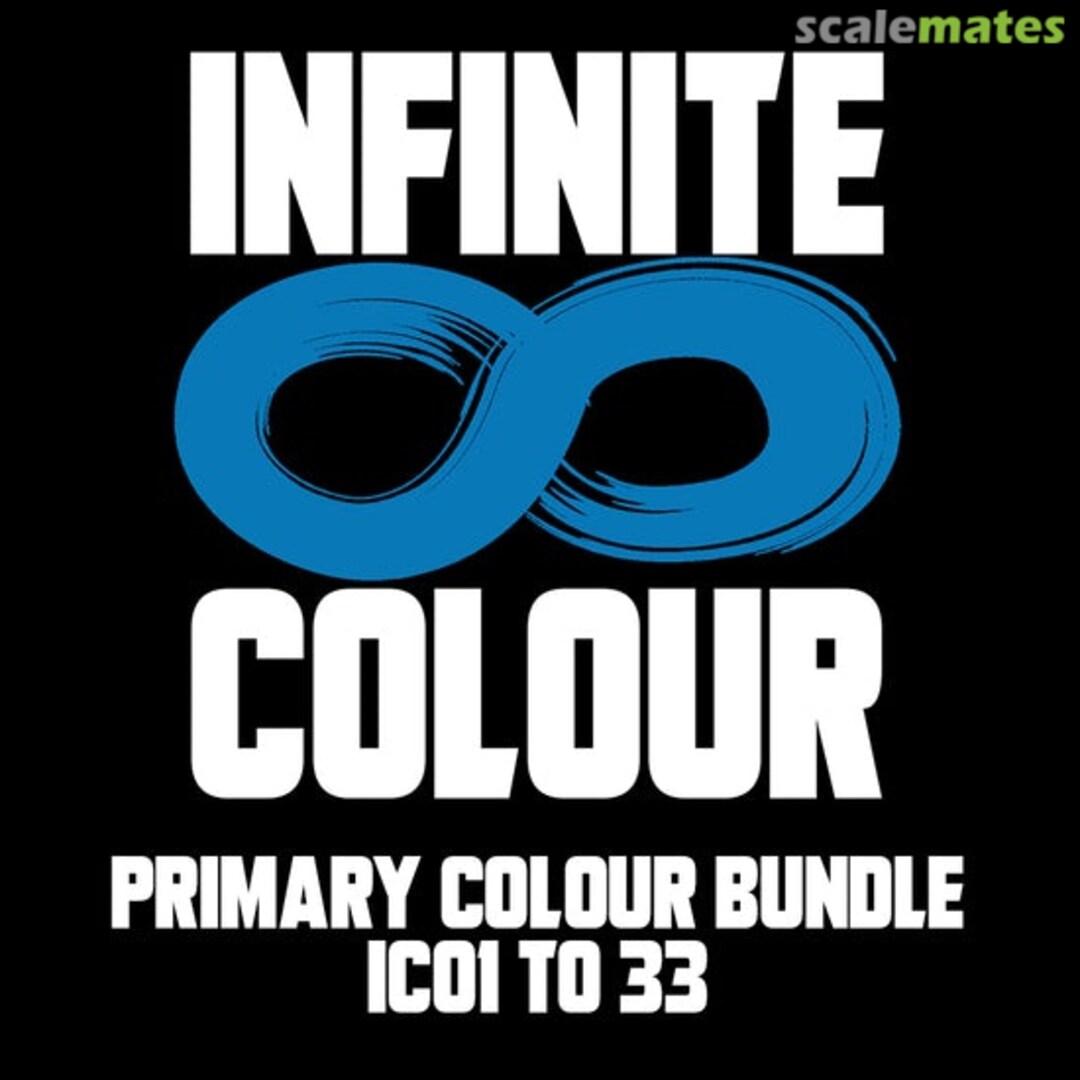Boxart Infinite PRIMARY COLOUR COLLECTION 33pc (IC01 to IC33) ICPRIMARY SMS