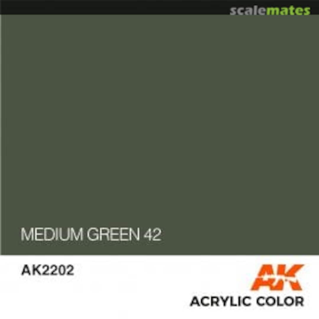 Boxart MEDIUM GREEN 42  AK Interactive Air Series