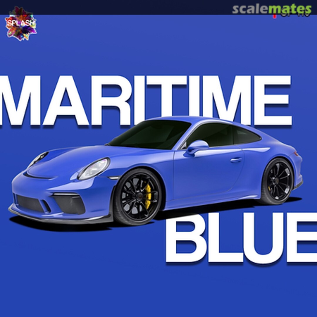 Boxart Porsche Maritime Blue  Splash Paints