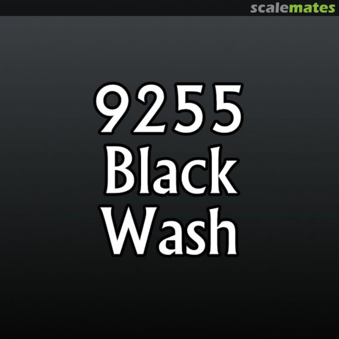 Boxart Black Wash  Reaper MSP Core Colors
