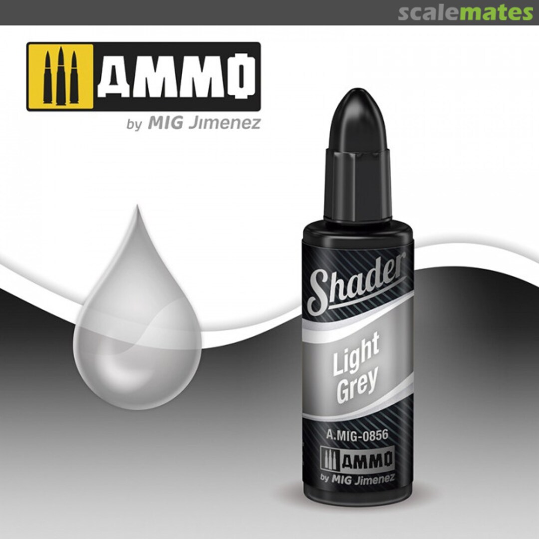 Boxart Light Grey Shader A.MIG-0856 Ammo by Mig Jimenez
