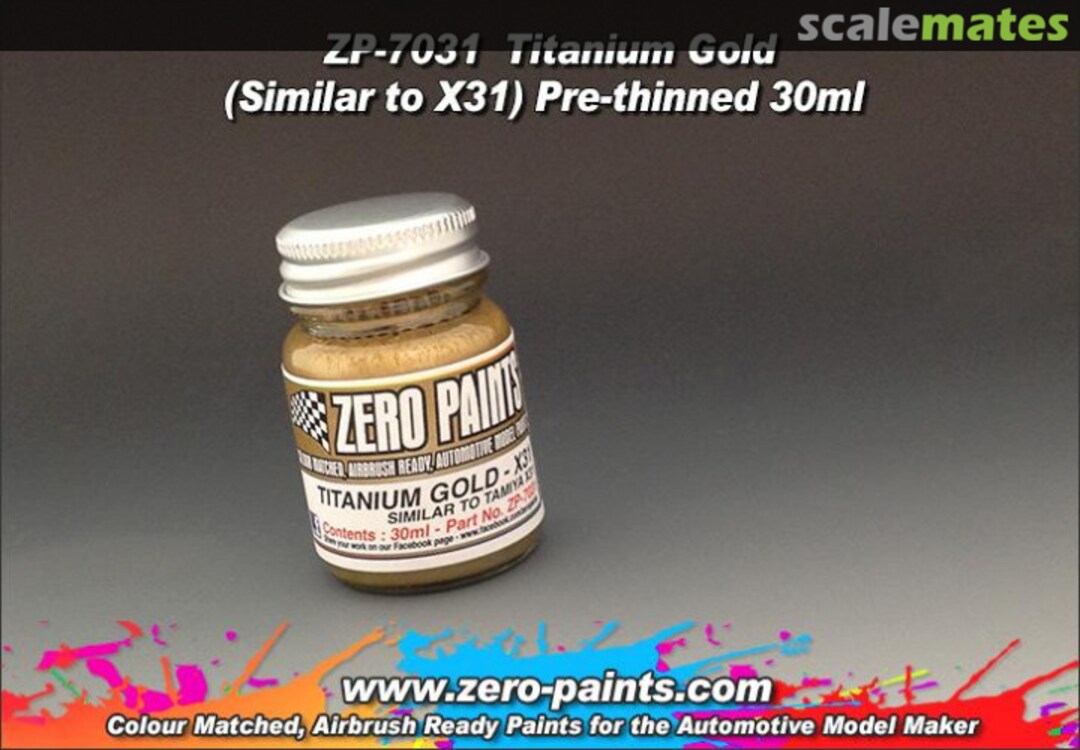 Boxart Titanium Gold - Similar to Tamiya X31  Zero Paints