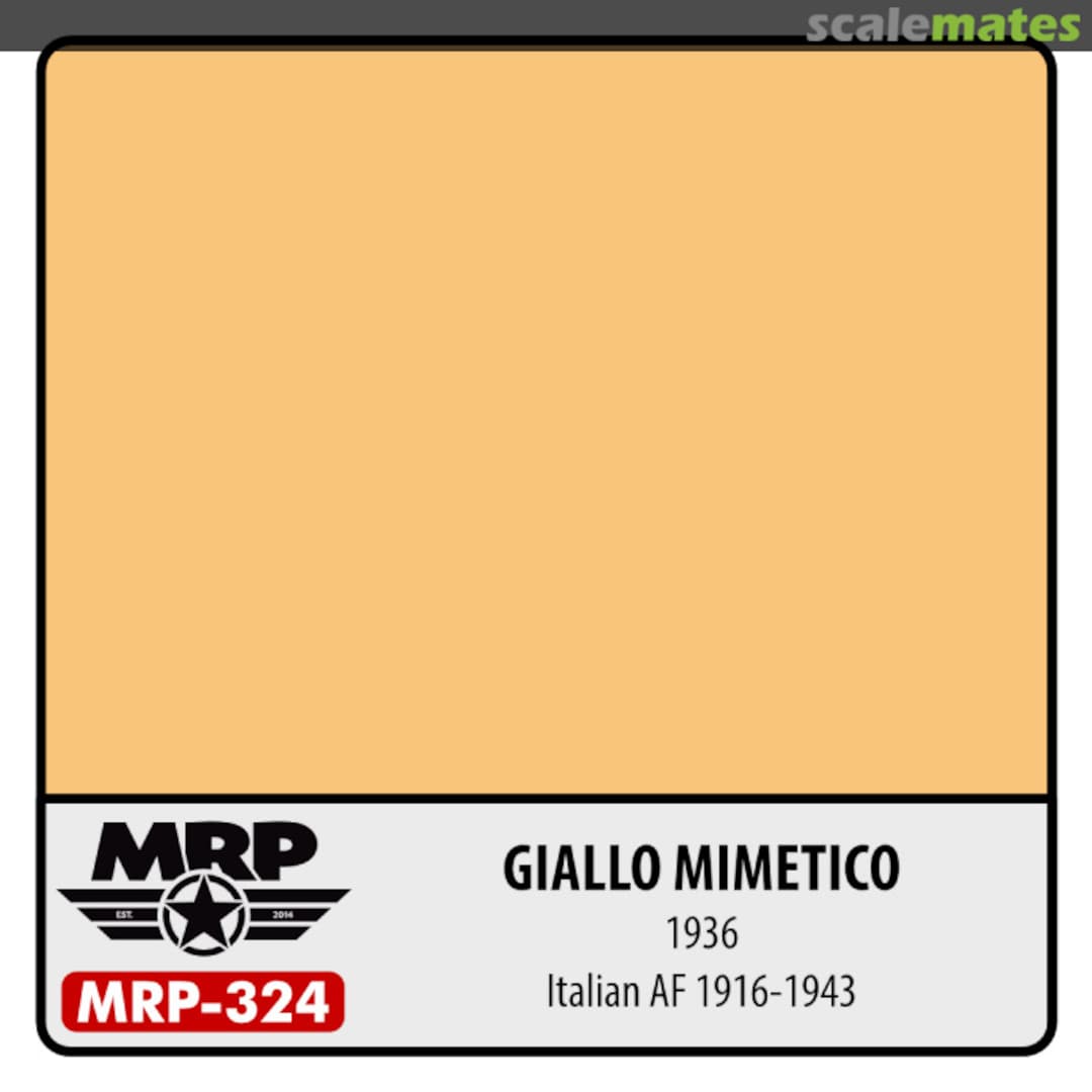 Boxart Giallo Mimetico – 1936 (Italian AF 1916-43)  MR.Paint