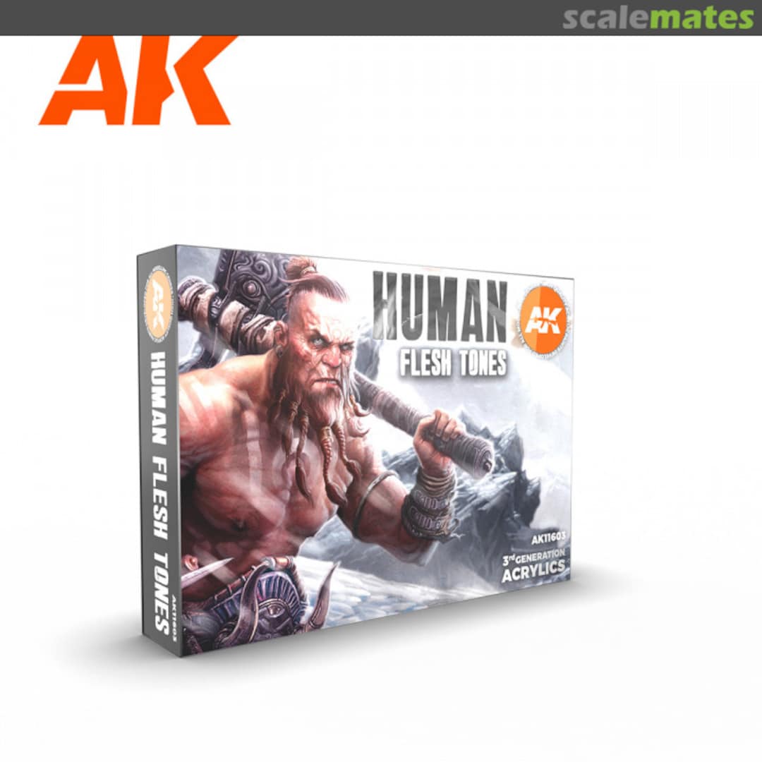 Boxart Human Flesh Tones AK 11603 AK 3rd Generation - General