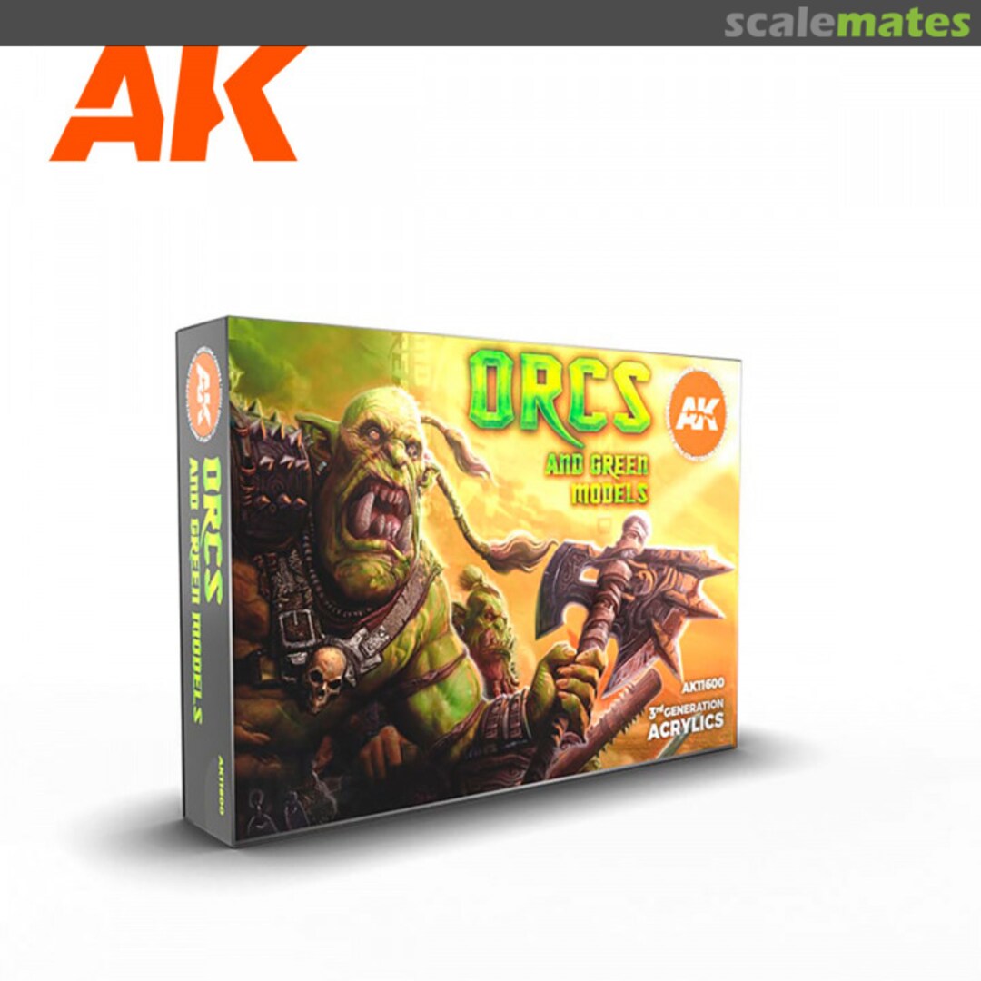 Boxart Orcs and Green Models AK 11600 AK 3rd Generation - General