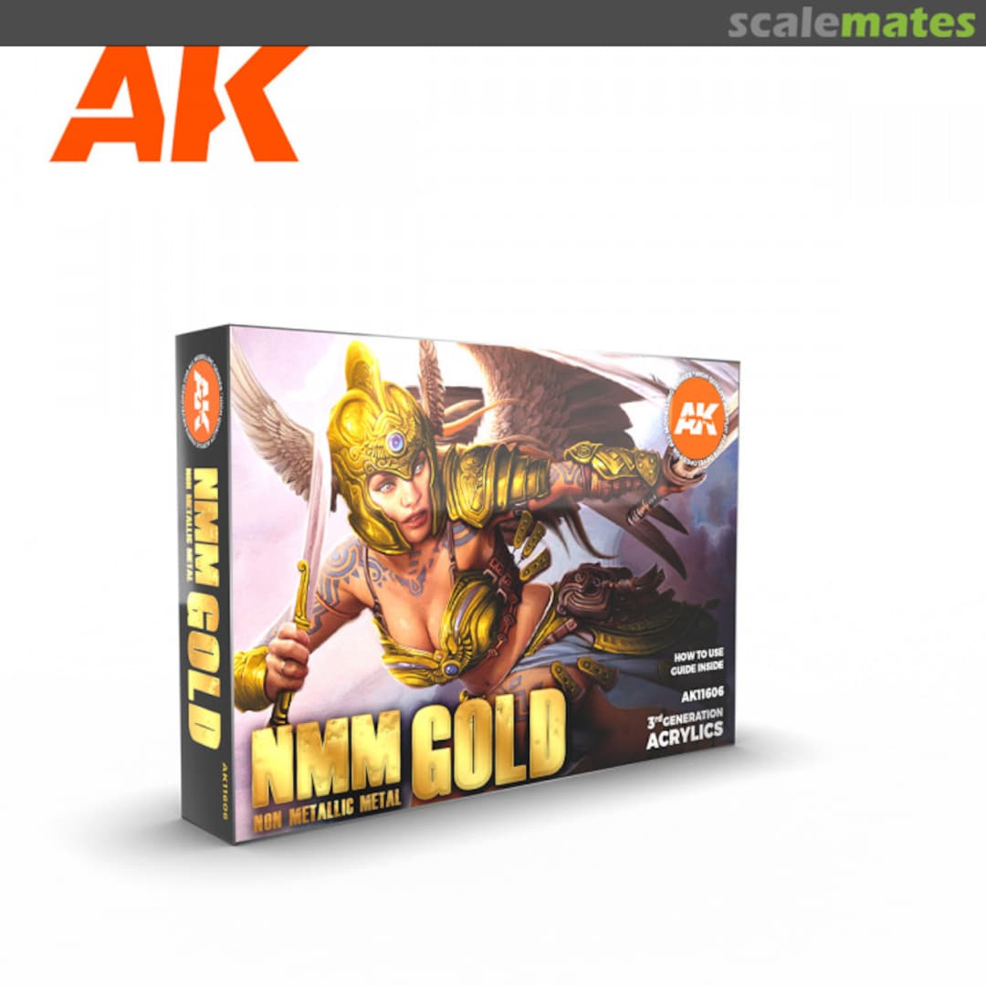 Boxart NMM (Non Metallic Metal) Gold AK 11606 AK 3rd Generation - General