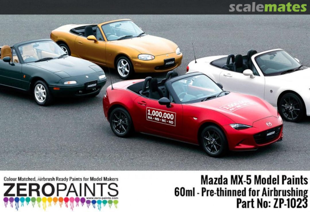 Boxart Mazda MX-5 (Eunos) Brilliant Black (PZ)  Zero Paints